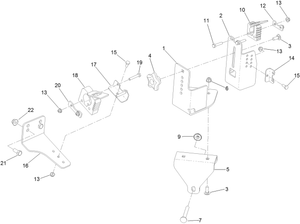 Toro 136-1682 Trimmer Mount Kit Parts Diagram