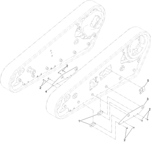 Toro 136-4760 Track Guide Kit, TX 1000 Compact Utility Loader Parts Diagram