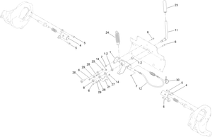 Toro 136-4799 Brake Kit, TX 1000 Compact Utility Loader Parts Diagram