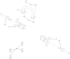 Toro 136-4840 Track Completion Kit, TX 1000 Narrow Track Compact Utility Loader Parts Diagram