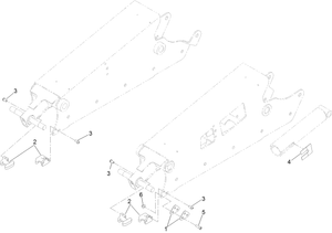 Toro 136-5821 Wear Block Kit, TX 1000 Wide Track Compact Utility Loader Parts Diagram