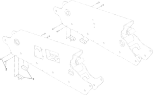 Toro 136-5835 Wear Block Kit, TX 1000 Narrow Track Compact Utility Loader Parts Diagram