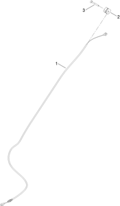 Toro 136-7000 Brake Cable Kit Mower Parts Diagram