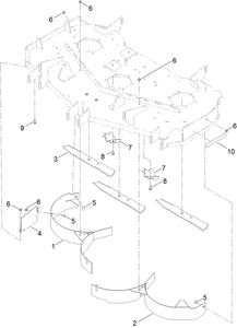 Toro 136-7488 Titan 48 in. Recycling Kit Parts Diagram