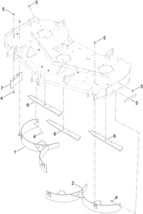Toro 136-7489 54 in. Recycler Kit Parts Diagram