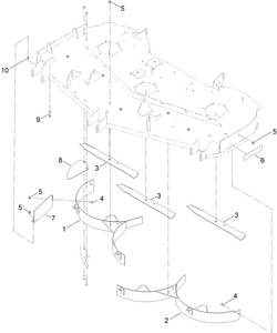 Toro 136-7490 Titan 60 in. Recycling Kit Parts Diagram