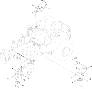 Toro 136-7493 Toro Titan Led Light Kit Parts Diagram