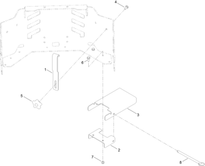 Toro 136-7494 Bucket Mount [Rincon] Parts Diagram