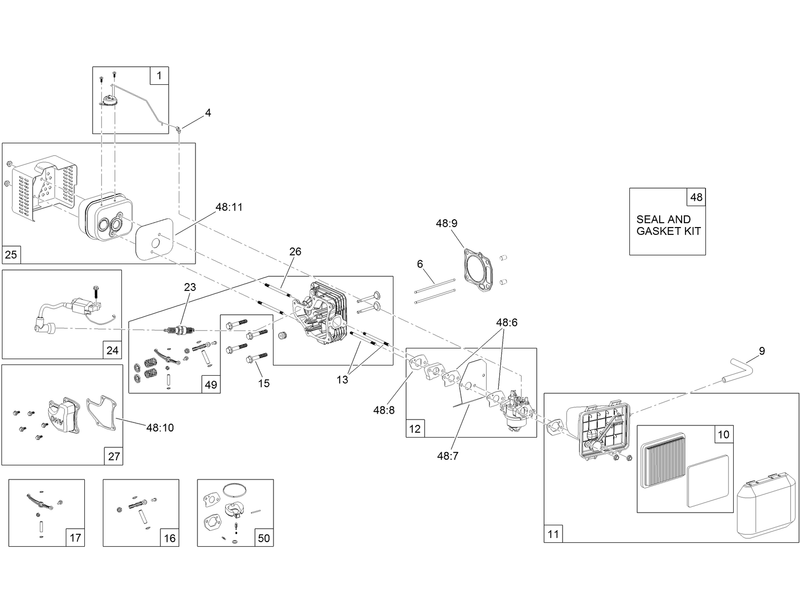 Dipstick and Gasket Assembly