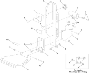 Toro 136-9046 Universal Mount Kit Parts Diagram