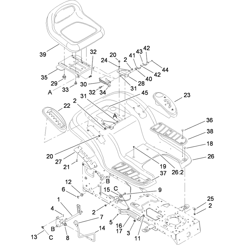 Seat and Fender Assembly