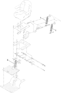 Toro 137-2042 Toro Heavy Duty Shock and Spring Kit Parts Diagram