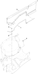 Toro 137-5001 Titan Ce Bagger Compliance Kit Attachment Parts Diagram