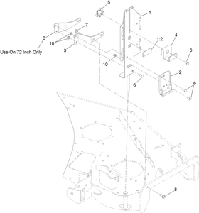 Toro 137-9216 Titan Hd Bucket Mount Kit Parts Diagram