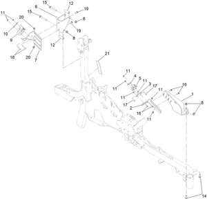 Toro 137-9769 Trimmer Mount Kit Parts Diagram