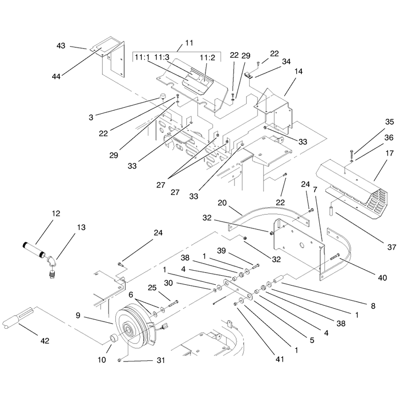 Shields and Clutch Assembly