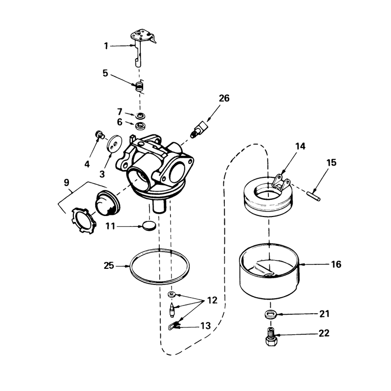 Carburetor No 632098