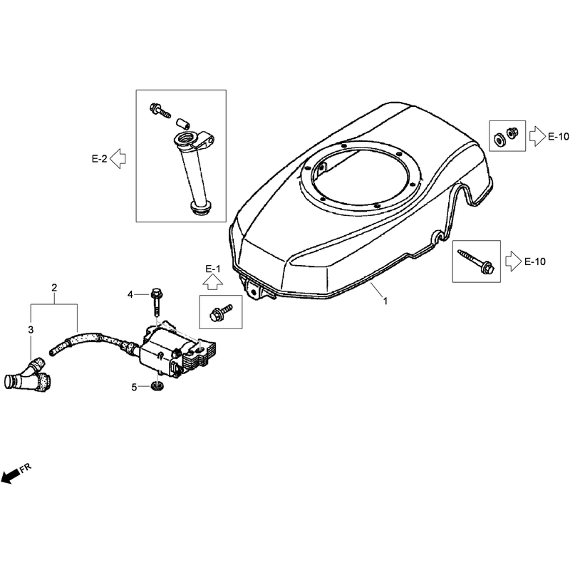 Fan Cover Assembly Honda GXV160UH2-T1AH