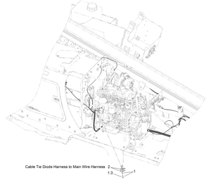 Toro 138-5054 Diode Harness Kit, 4050 Directional Drill Parts Diagram