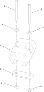 Toro 138-6866 Weight Kit Attachment Parts Diagram
