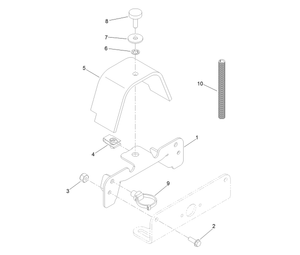 Toro 138-7092 Rotary Sensor Cover Kit, 2024 or 2226 Directional Drill Horizontal Directional Drill Parts Diagram