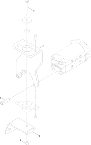 Toro 138-7172 Pump Bracket Kit, TX 1000 Compact Utility Loader Parts Diagram
