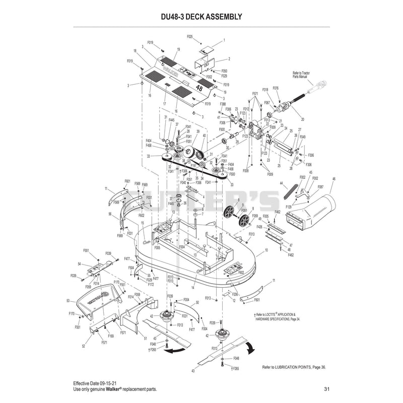 DU48-3 Deck Assembly
