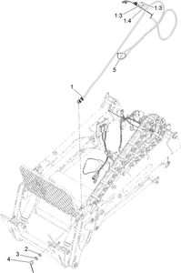 Toro 139-1186 Auxiliary Wire Harness Kit, Telescoping TXl 2000 Utility Loader Parts Diagram