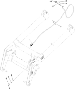 Toro 139-1188 Auxiliary Wire Harness Kit, TXl 2000 Utility Loader Parts Diagram