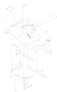 Toro 139-3265 Timecutter 42 in. Fabricated Deck Recycler Mulch Kit Parts Diagram