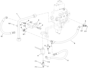 Toro 139-4870 Pressure Switch Kit, TXl 2000 Utility Loader (Serial #: 400000000 - 999999999) Parts Diagram