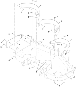 Toro 139-6655 60 in. Recycler Kit Attachment Parts Diagram