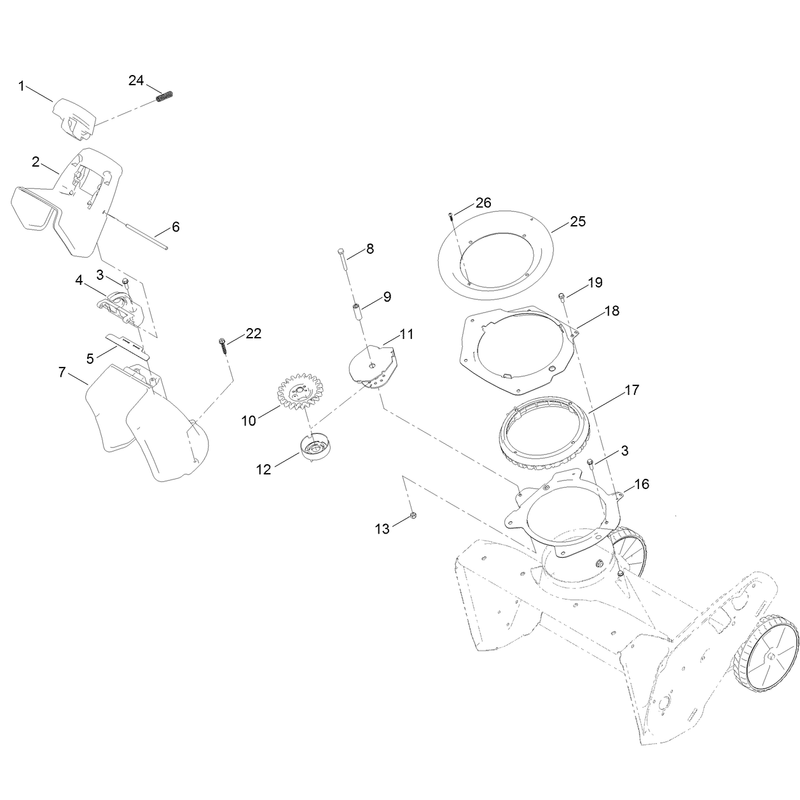 Chute Control Assembly