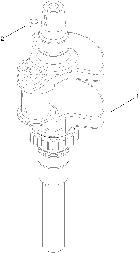 Crankshaft Assembly Kohler SV715 0016