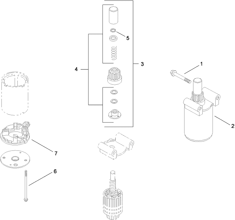 Starter Assembly Kohler SV715 0016