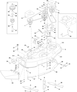 Toro 13AP61RH848 LX468 Lawn Tractor (Serial #: 45658) Parts Diagram