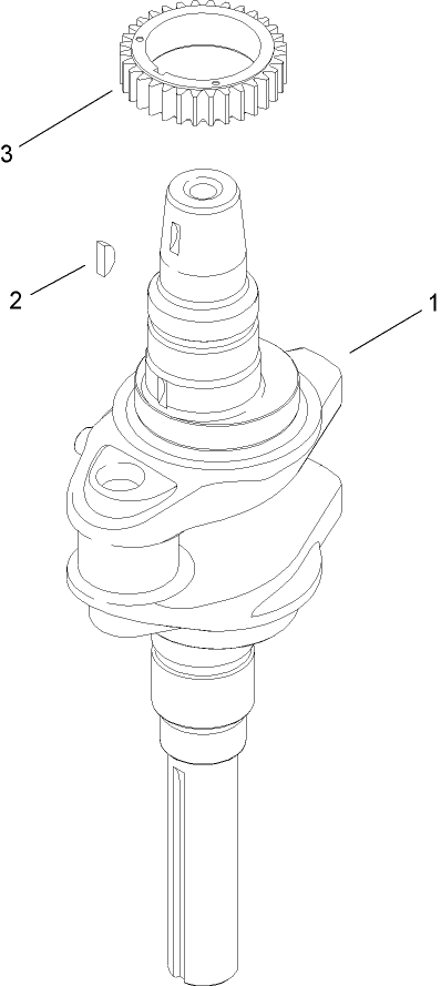 Crankshaft Assembly Kohler SV540 0019