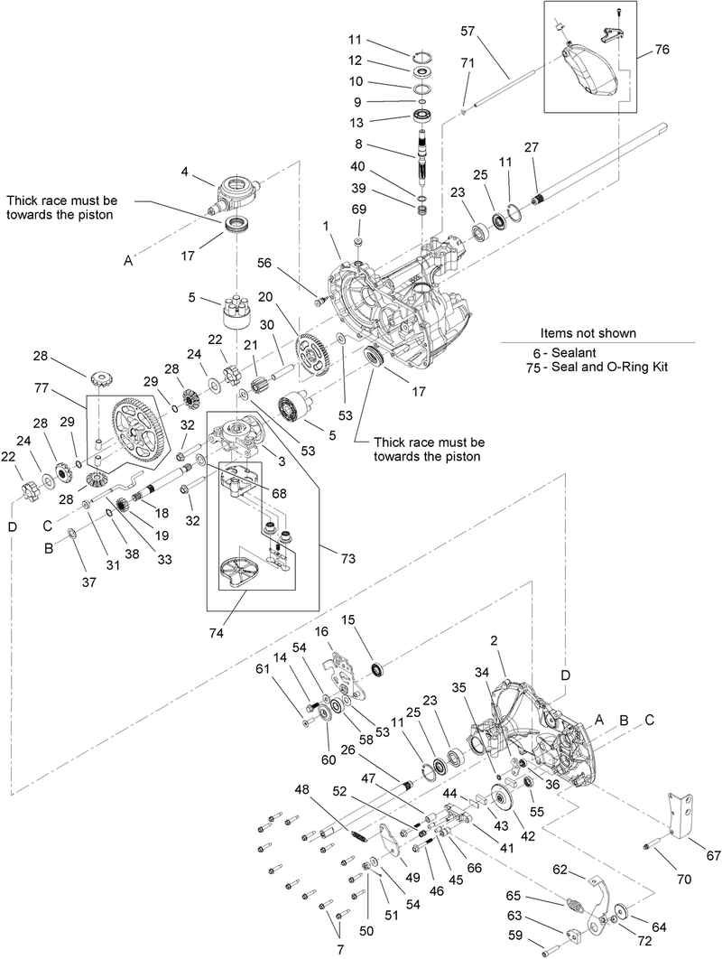 Transmission Assembly No 112 6019