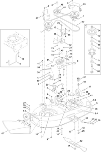 Toro 13AX61RG848 LX427 Lawn Tractor, Built on or After January 31 2009 (Serial #: 1A319H10001 - 1L319H19999) Parts Diagram