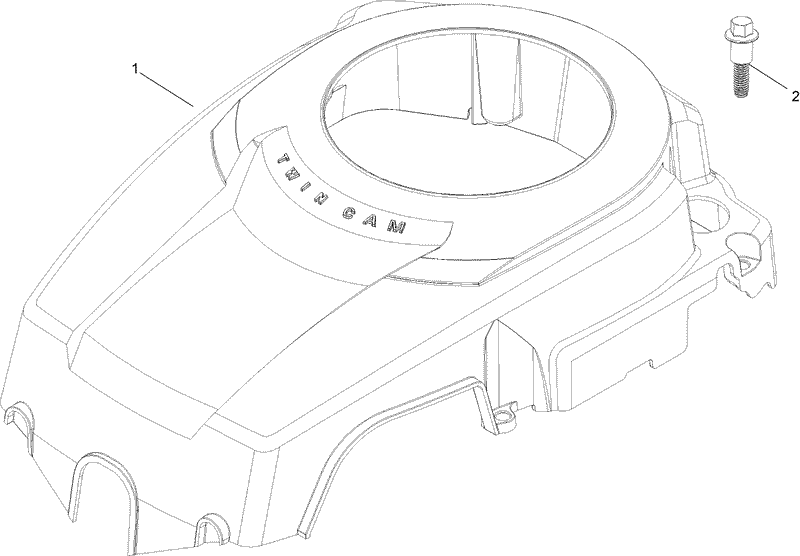 Blower Housing Assembly Kohler SV600 0018