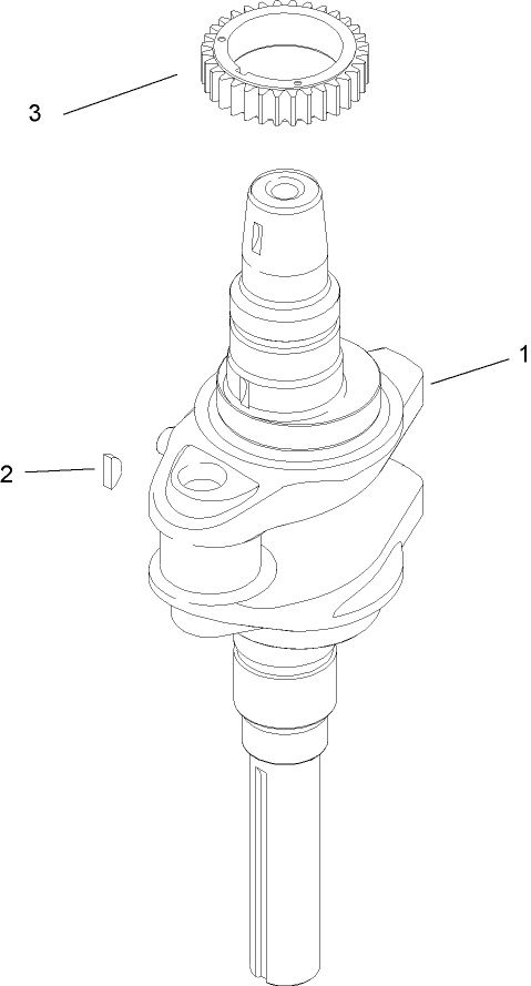 Crankshaft Assembly Kohler SV600 0018