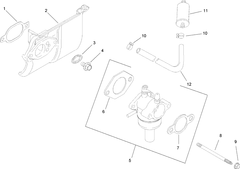 Fuel System Assembly Kohler SV600 0018