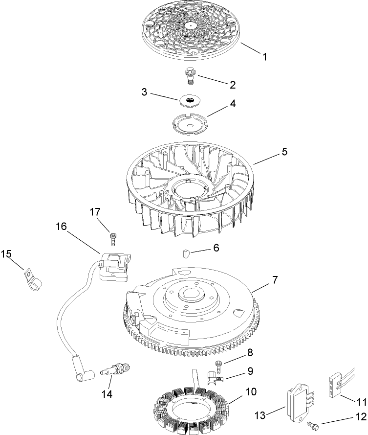 Ignition and Electrical Assembly Kohler SV600 0018
