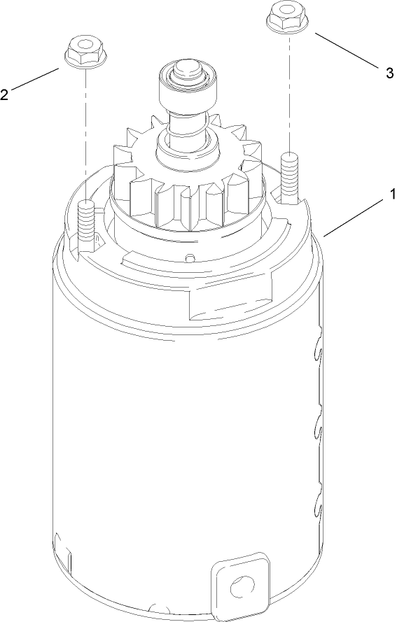 Starting System Assembly Kohler SV600 0018