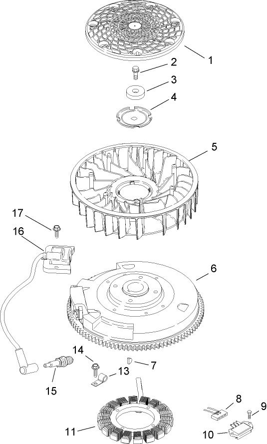 Ignition and Electrical Assembly Kohler SV720 0011
