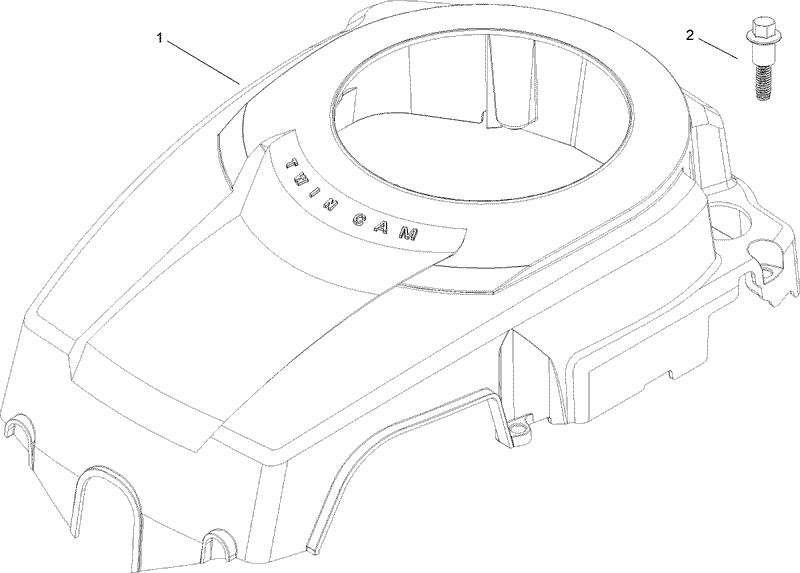 Blower Housing Assembly Kohler SV540 0019