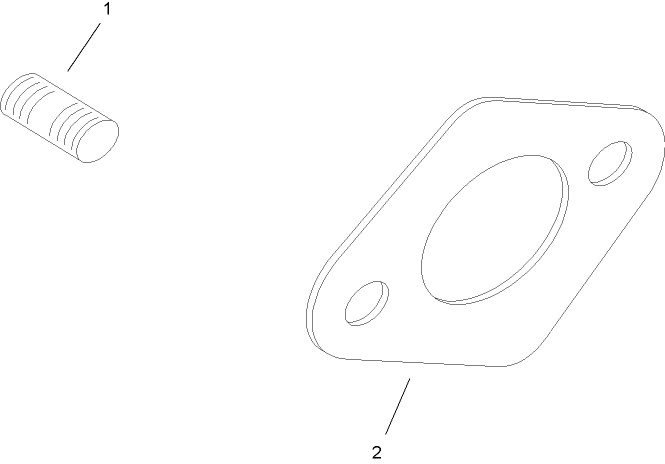 Exhaust and Gasket Assembly Kohler SV540 0019