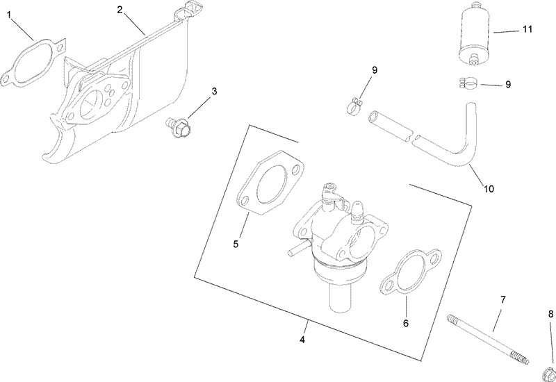 Fuel System Assembly Kohler SV540 0019
