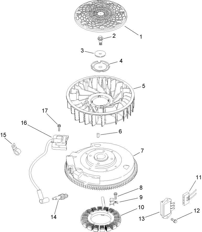 Ignition and Electrical Assembly Kohler SV540 0019