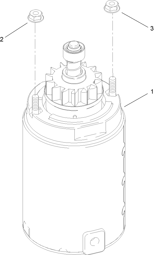 Starter Assembly Kohler SV540 0019
